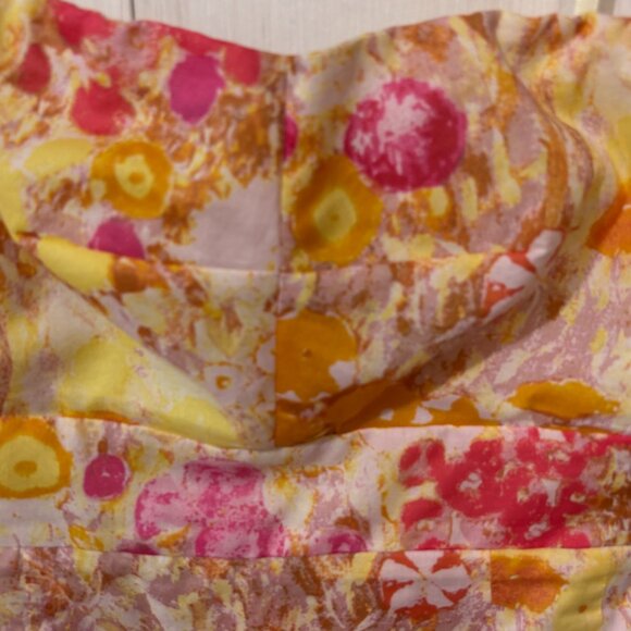 J Crew Sunshine Peony Floral Coccinelle Dress, Sz 0 - Picture 5 of 7